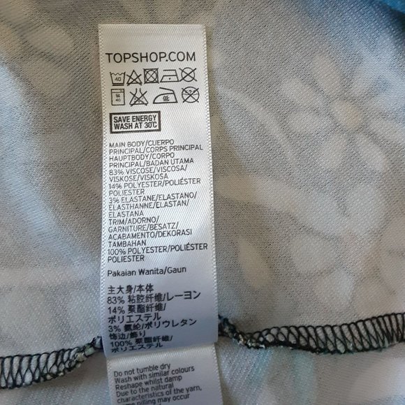 TOPSHOP | Lace Collar Floral Dress - Picture 11 of 11